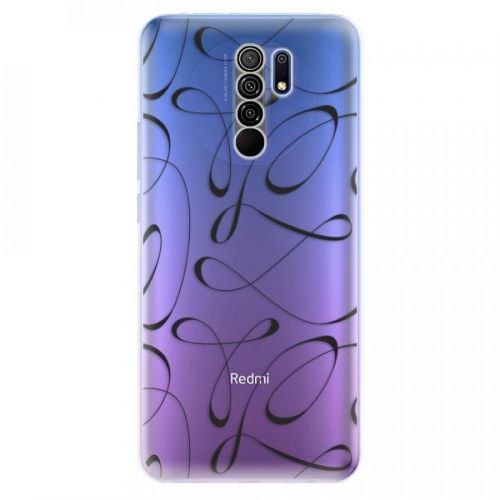 Odolné silikónové puzdro iSaprio - Fancy - black - Xiaomi Redmi 9
