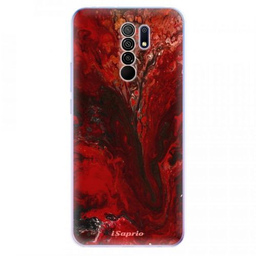 Odolné silikónové puzdro iSaprio - RedMarble 17 - Xiaomi Redmi 9