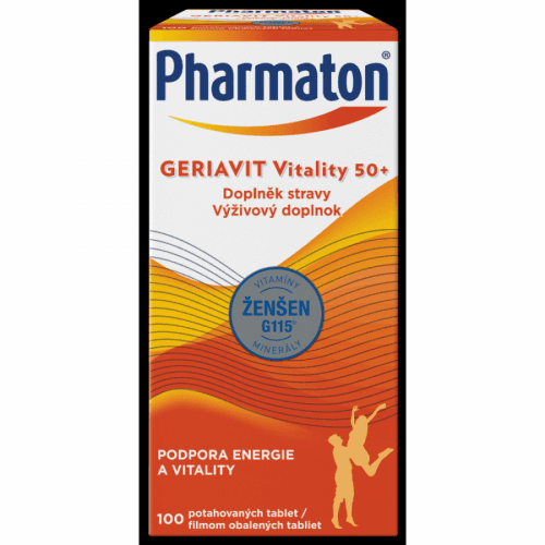 PHARMATON GERIAVIT Vitality 50+ 100 tabliet