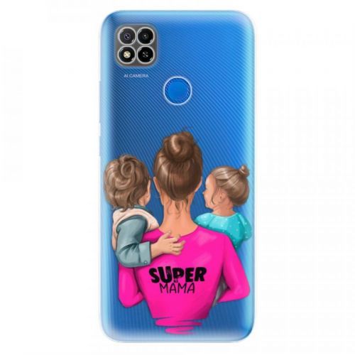 Odolné silikónové puzdro iSaprio - Super Mama - Boy and Girl - Xiaomi Redmi 9C