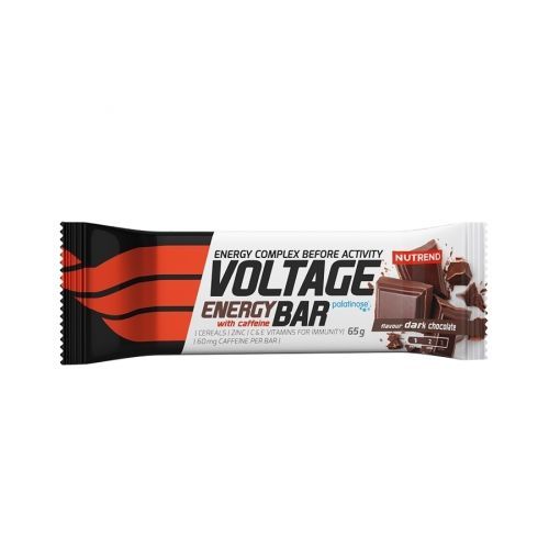NUTREND Voltage Energy Bar with caffeine 65g horká čokoláda