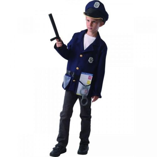 Made Detský karnevalový kostým Policajt 120 - 130 cm