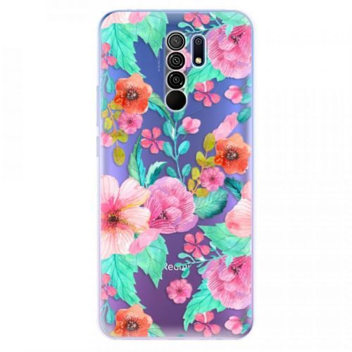 Odolné silikónové puzdro iSaprio - Flower Pattern 01 - Xiaomi Redmi 9