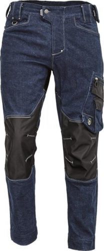 Cerva Pánske pracovné nohavice NEURUM DENIM - Tmavě modrá | 46