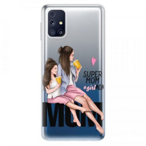 Odolné silikónové puzdro iSaprio - Milk Shake - Brunette - Samsung Galaxy M31s