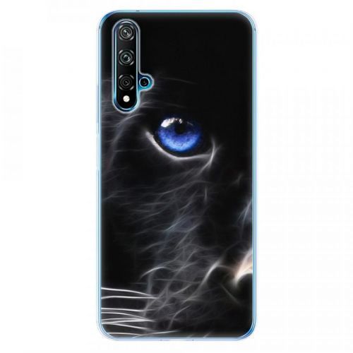 Odolné silikónové puzdro iSaprio - Black Puma - Huawei Nova 5T