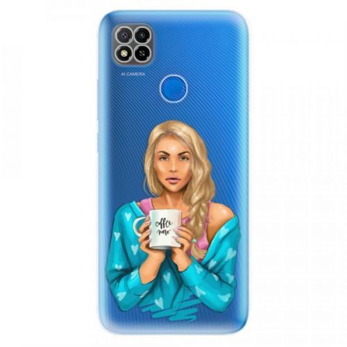 Odolné silikónové puzdro iSaprio - Coffe Now - Blond - Xiaomi Redmi 9C