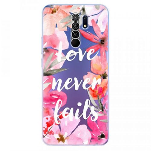 Odolné silikónové puzdro iSaprio - Love Never Fails - Xiaomi Redmi 9