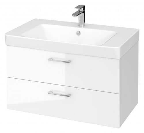 CERSANIT CERSANIT - SET B291 LARA MILLE SLIM 80 (SKŘÍŇKA + UMYVADLO) BÍLÁ DSM (S801-338-DSM)