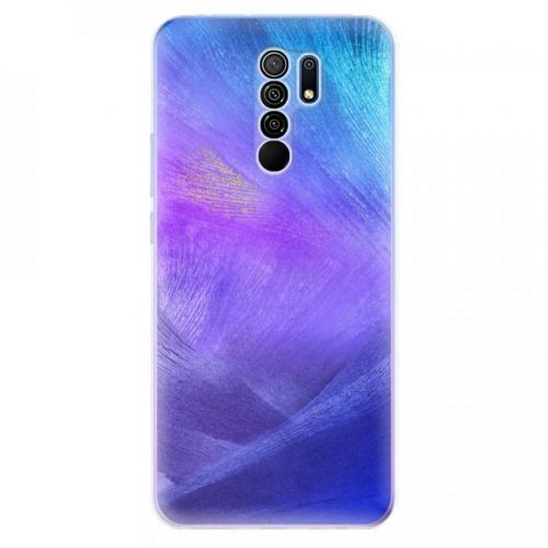 Odolné silikónové puzdro iSaprio - Purple Feathers - Xiaomi Redmi 9