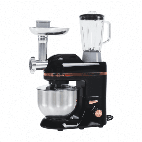 Kuchyňský robot, 1800 W, 5 l, černá/zlatá/chrom, KANTE