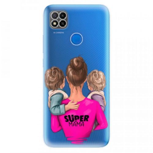 Odolné silikónové puzdro iSaprio - Super Mama - Two Boys - Xiaomi Redmi 9C