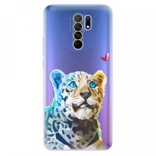 Odolné silikónové puzdro iSaprio - Leopard With Butterfly - Xiaomi Redmi 9