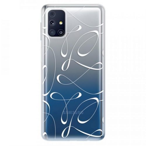 Odolné silikónové puzdro iSaprio - Fancy - white - Samsung Galaxy M31s