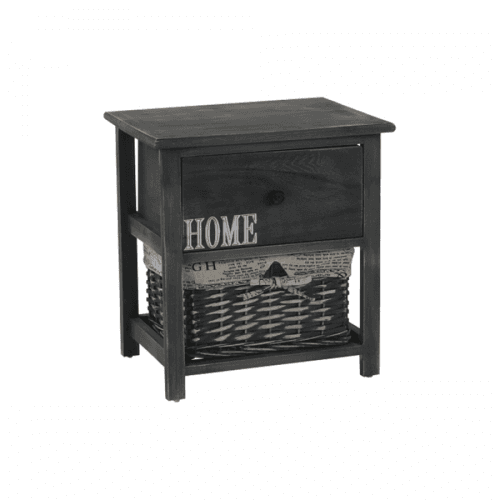 Komoda s košíkom a zásuvkou DARKIE 1 tmavo hnedá Tempo Kondela