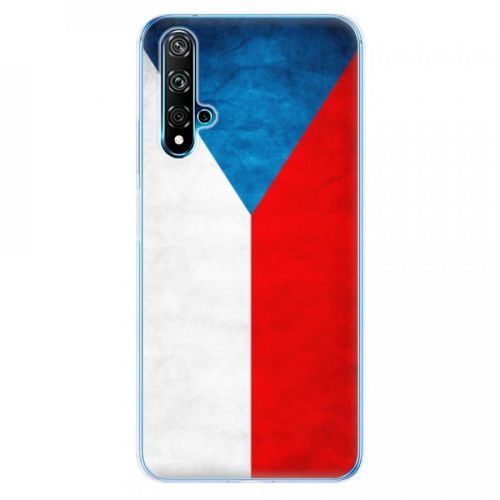 Odolné silikónové puzdro iSaprio - Czech Flag - Huawei Nova 5T