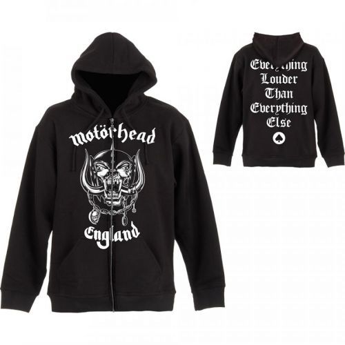 Motörhead - Zipper England - Muž, Unisex, Čierna, XL