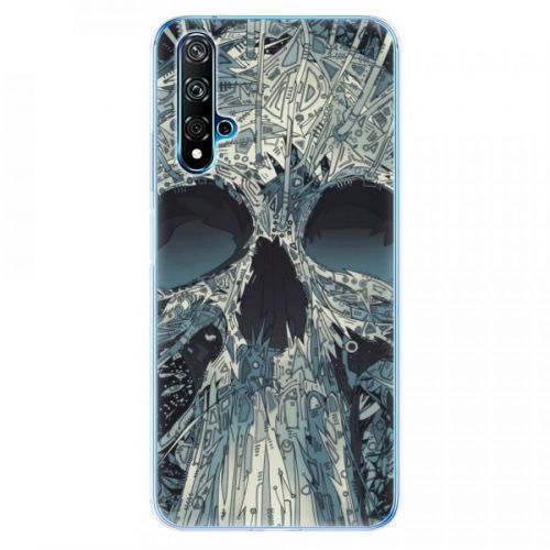 Odolné silikónové puzdro iSaprio - Abstract Skull - Huawei Nova 5T