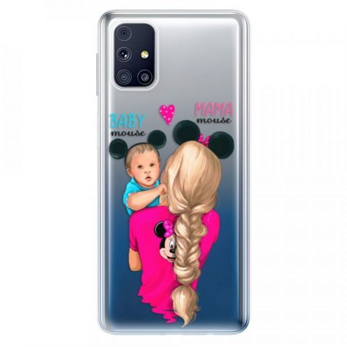 Odolné silikónové puzdro iSaprio - Mama Mouse Blonde and Boy - Samsung Galaxy M31s