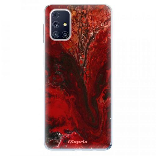 Odolné silikónové puzdro iSaprio - RedMarble 17 - Samsung Galaxy M31s