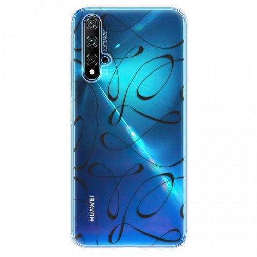 Odolné silikónové puzdro iSaprio - Fancy - black - Huawei Nova 5T