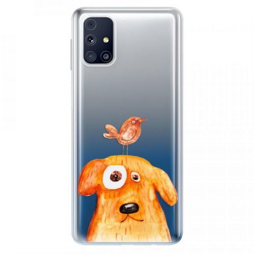 Odolné silikónové puzdro iSaprio - Dog And Bird - Samsung Galaxy M31s