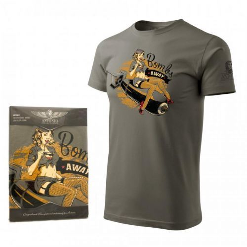 Tričko Antonio Bombs Away - šedé, XL