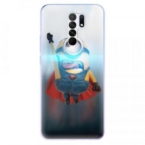 Odolné silikónové puzdro iSaprio - Mimons Superman 02 - Xiaomi Redmi 9
