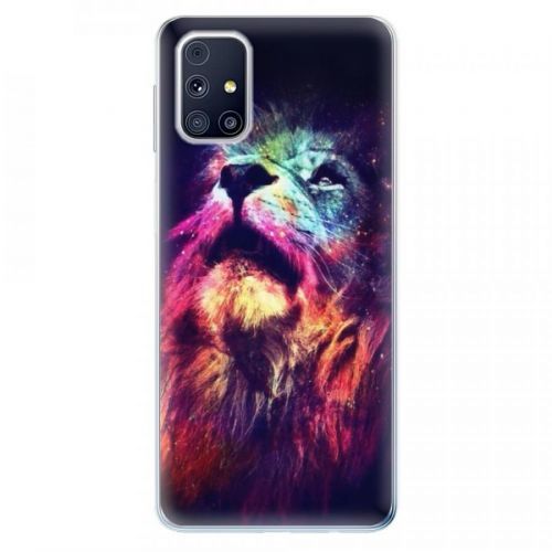 Odolné silikónové puzdro iSaprio - Lion in Colors - Samsung Galaxy M31s