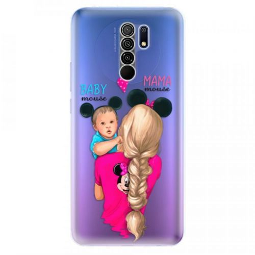 Odolné silikónové puzdro iSaprio - Mama Mouse Blonde and Boy - Xiaomi Redmi 9