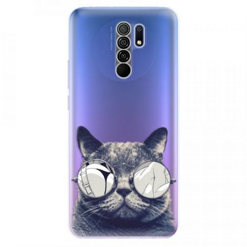 Odolné silikónové puzdro iSaprio - Crazy Cat 01 - Xiaomi Redmi 9