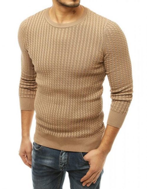 Pánsky béžový sveter.