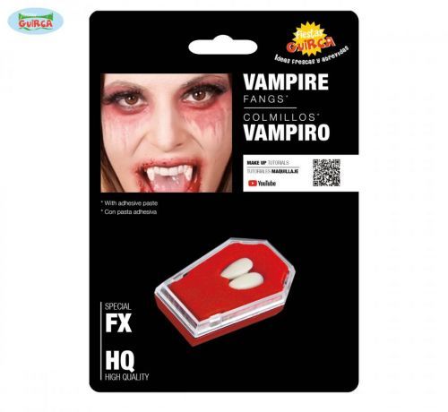 Guirca Vampírske zuby s lepiacou pastou