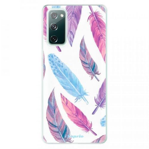 Odolné silikónové puzdro iSaprio - Feather Pattern 10 - Samsung Galaxy S20 FE