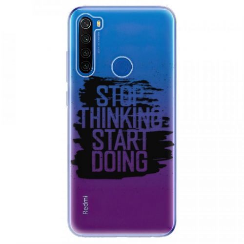 Odolné silikónové puzdro iSaprio - Start Doing - black - Xiaomi Redmi Note 8T