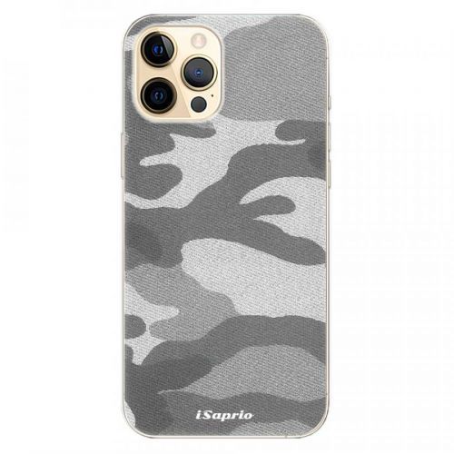 Odolné silikónové puzdro iSaprio - Gray Camuflage 02 - iPhone 12 Pro Max