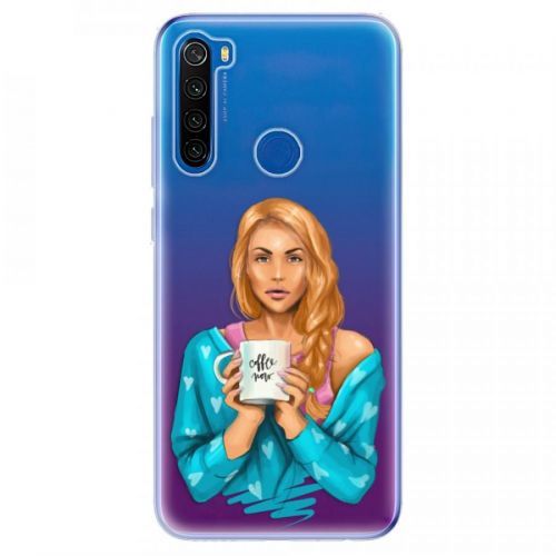 Odolné silikónové puzdro iSaprio - Coffe Now - Redhead - Xiaomi Redmi Note 8T