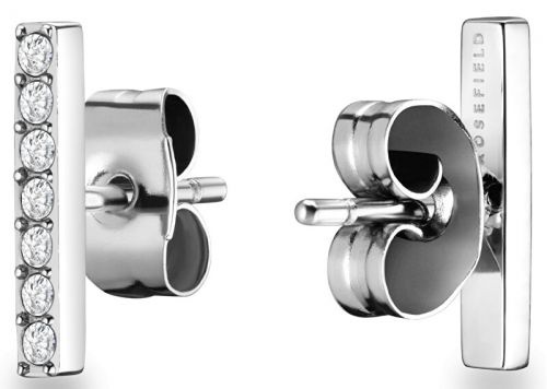 Rosefield Oceľové náušnice s kryštálmi Swarovski TOCCOMBO JTSBS-J420