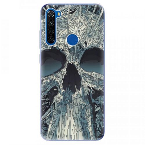 Odolné silikónové puzdro iSaprio - Abstract Skull - Xiaomi Redmi Note 8T