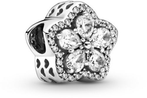 Pandora Trblietavý strieborný korálik Sparkling Snowflake 799224C01
