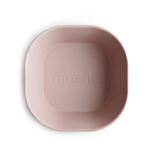 MUSHIE Hranatá miska 2-balenie Blush