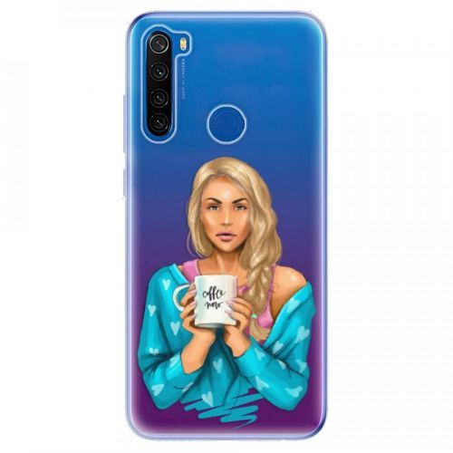 Odolné silikónové puzdro iSaprio - Coffe Now - Blond - Xiaomi Redmi Note 8T
