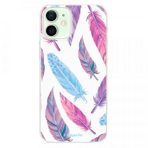 Odolné silikónové puzdro iSaprio - Feather Pattern 10 - iPhone 12