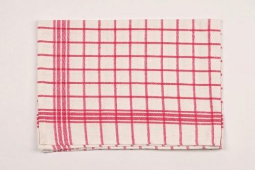 Dobrý Textil Bavlnená kuchynská utierka MONA - Červená