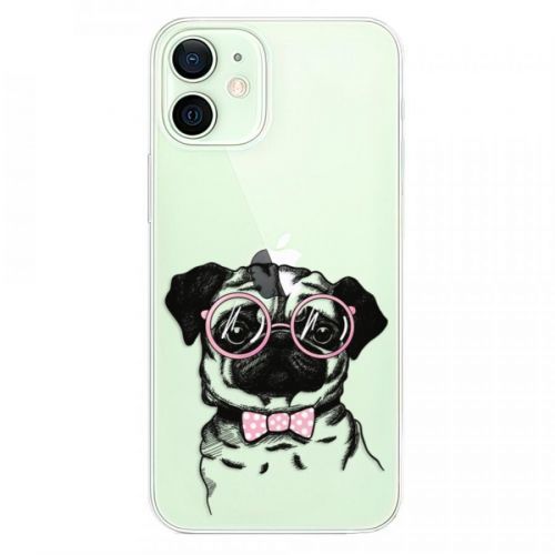 Odolné silikónové puzdro iSaprio - The Pug - iPhone 12