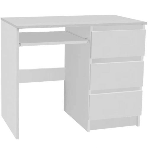 Písací stôl Leo II Biely