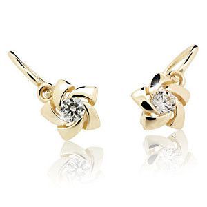 Cutie Jewellery Detské náušnice C2201-10 bílá