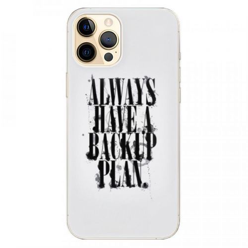 Odolné silikónové puzdro iSaprio - Backup Plan - iPhone 12 Pro