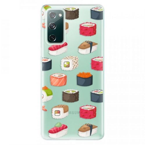 Odolné silikónové puzdro iSaprio - Sushi Pattern - Samsung Galaxy S20 FE