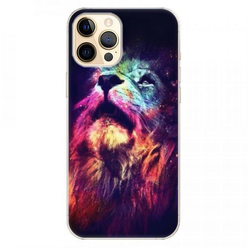 Odolné silikónové puzdro iSaprio - Lion in Colors - iPhone 12 Pro